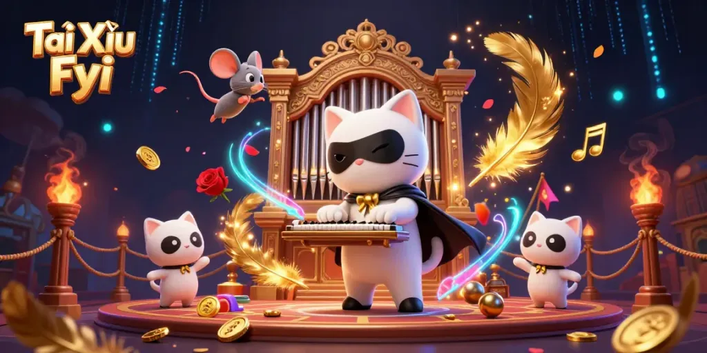 Experience Tài Xỉu Fyi in an ultra-detailed 3D gambling scene with engaging characters and elements.