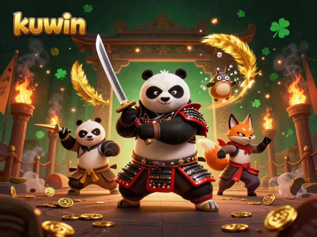 Kuwin players enjoying a vibrant casino action scene with dynamic characters and gaming elements.
