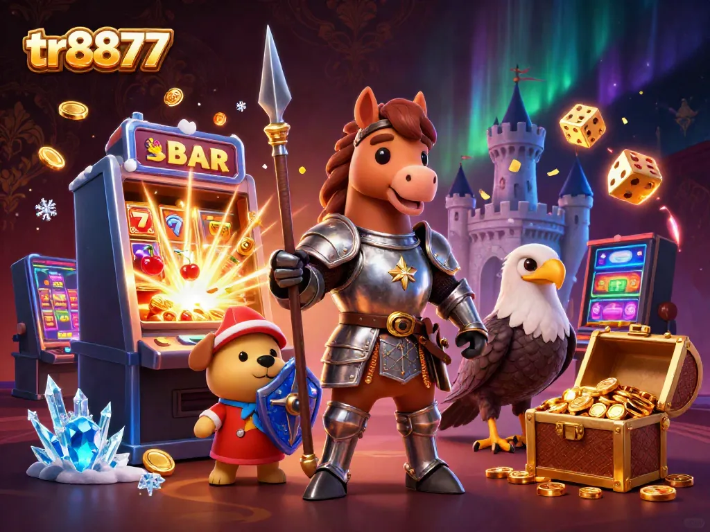 Spin into excitement at tr8877 with stunning 3D characters and a jackpot explosion of coins.
