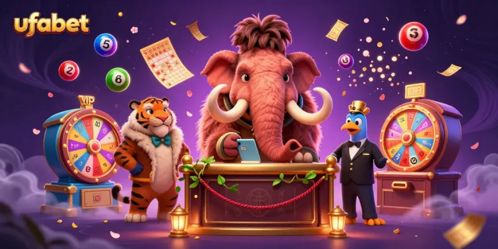 Experience the dynamic ufabet gaming kingdom with vibrant characters and thrilling elements of chance.