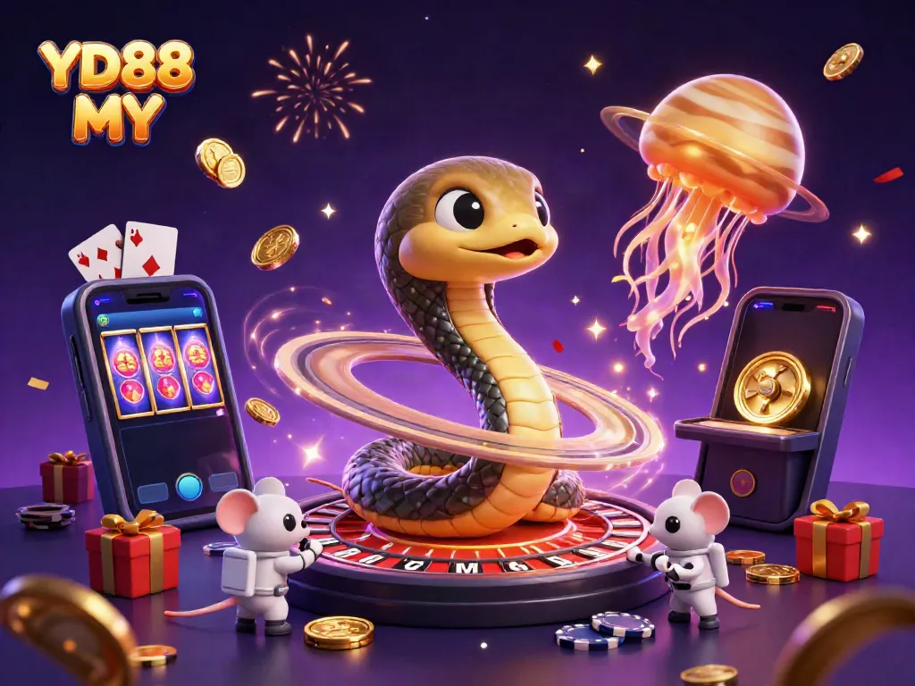 Experience thrilling gameplay with YD88 MY as astronauts bet in cosmic casino adventures.