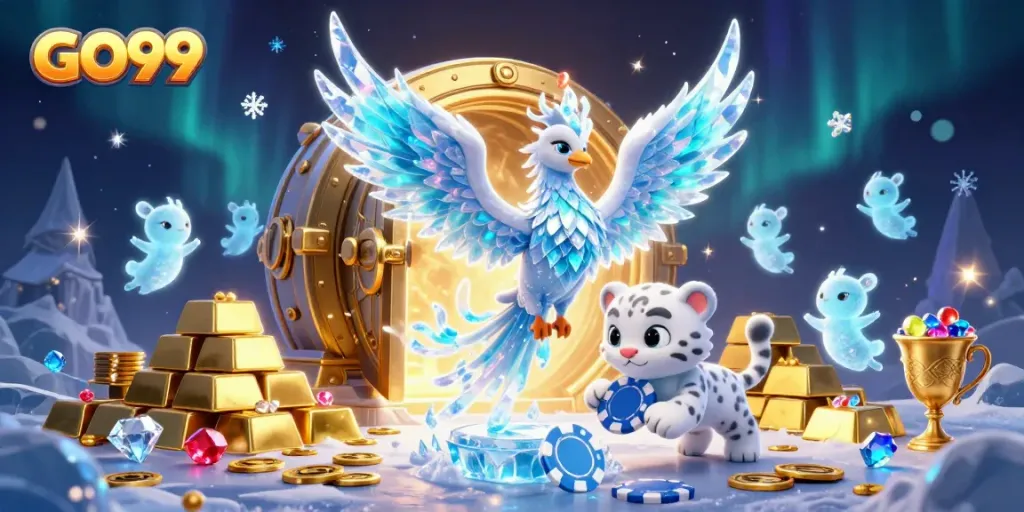 Engage with GO99 through an enchanting 3D scene filled with glittering treasures and magical creatures!
